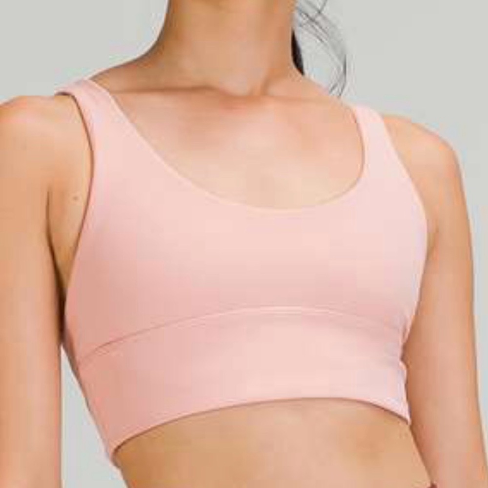 LULULEMON ALIGN REVERSIBLE PINK SPORTS BRA SIZE 10 SMALL/MEDIUM